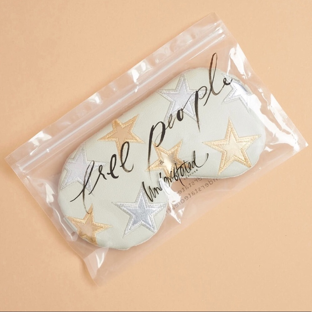 Brand New w/o tags! Free People Leather sleep mask